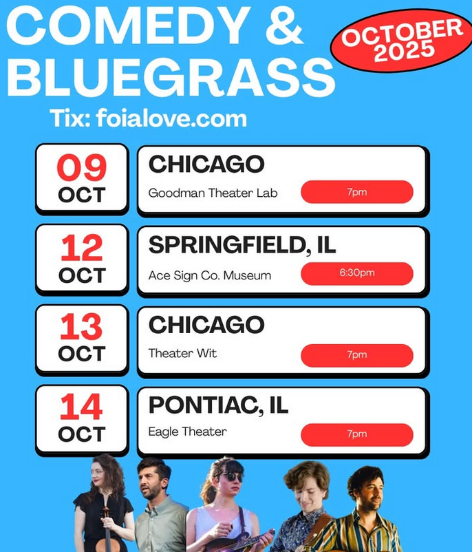 FOIA Comedy is coming to Chicago (10/9 & 10/13)